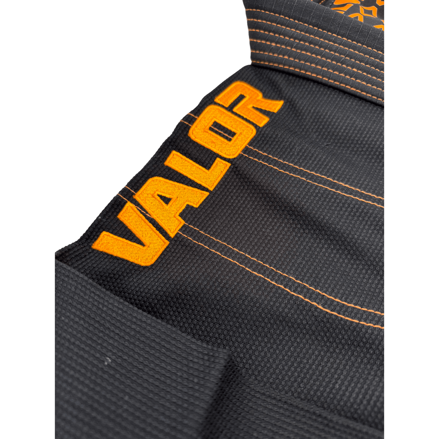 Ladies Valor Geo Orange Black BJJ GI - Valor Fightwear