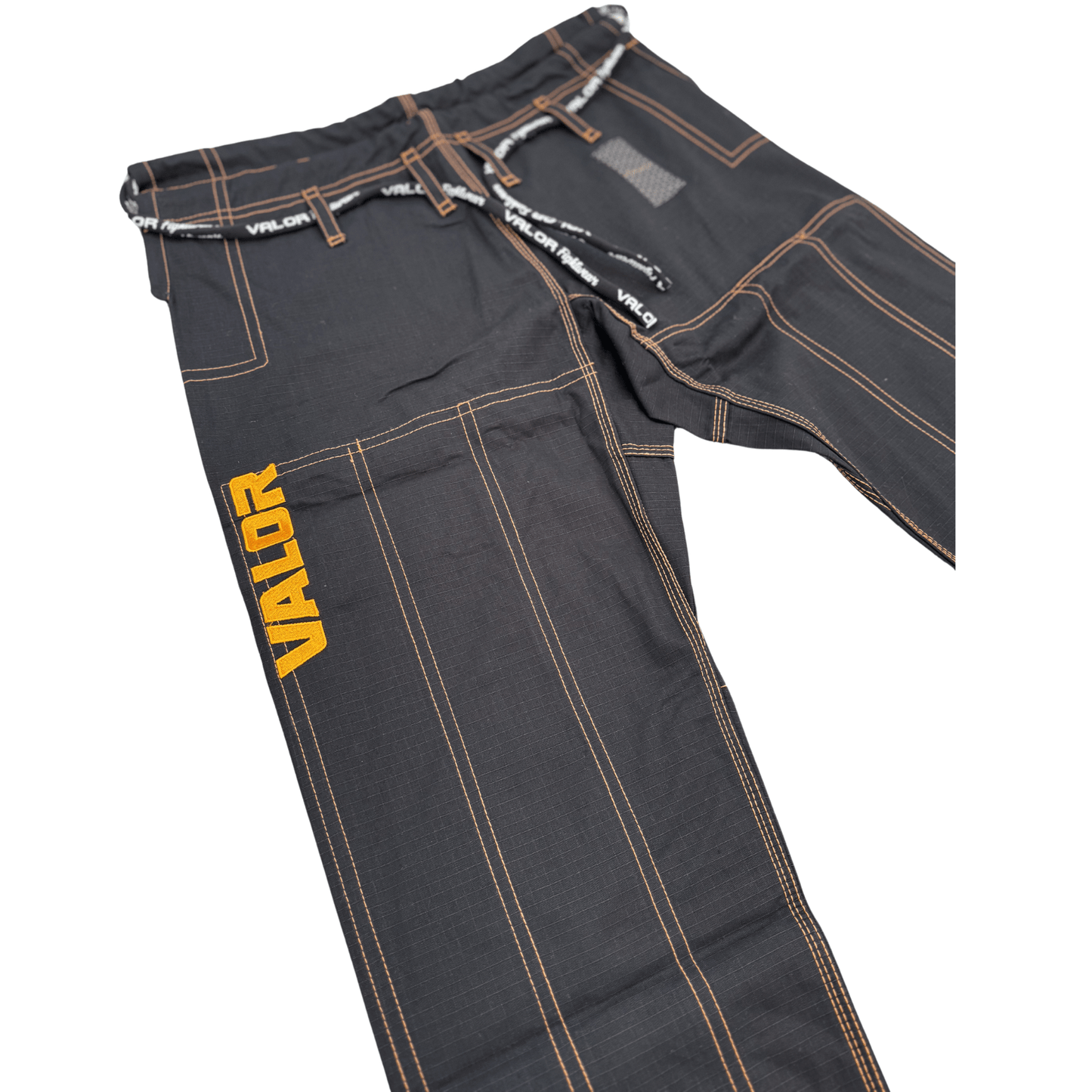 Ladies Valor Geo Orange Black BJJ GI - Valor Fightwear