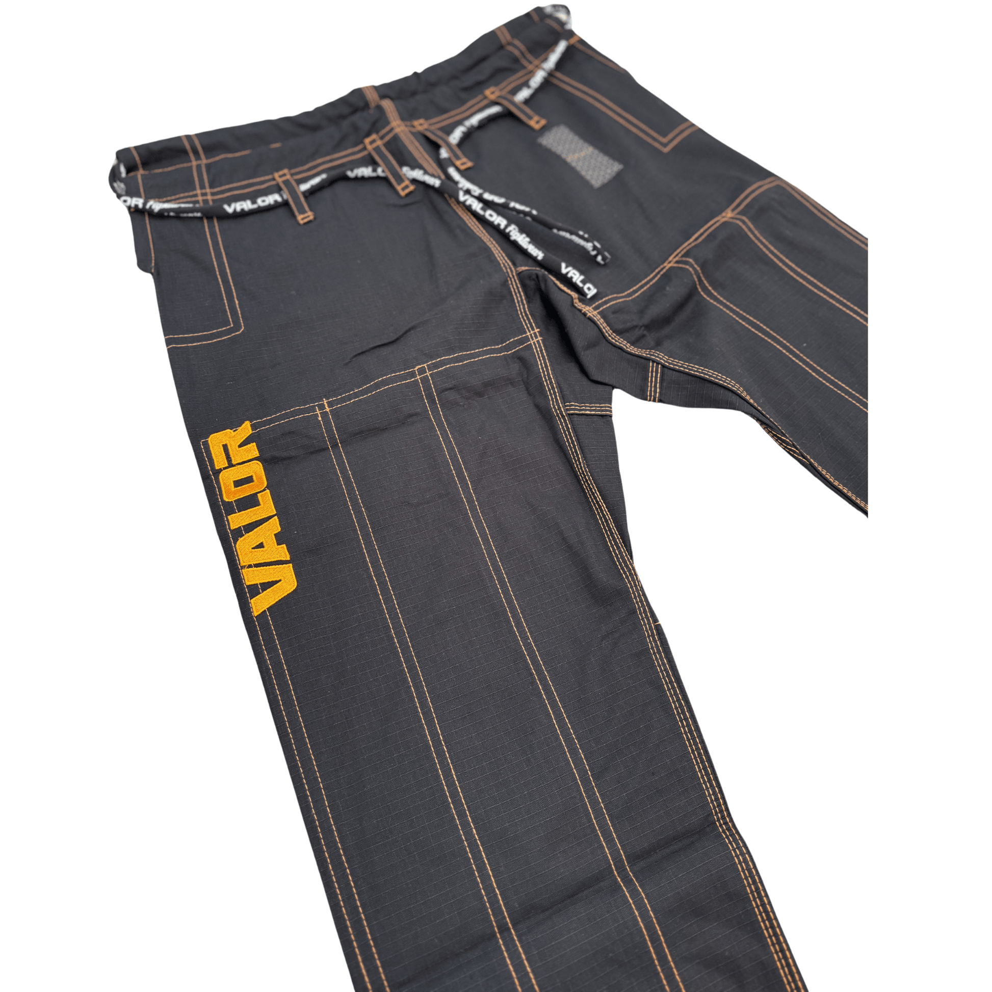 Ladies Valor Geo Orange Black BJJ GI - Valor Fightwear