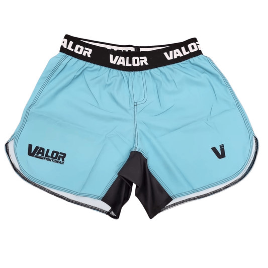 Pastel No Gi BJJ/MMA Board Shorts - AQUA - Valor Fightwear MMA Shorts Valor Fightwear