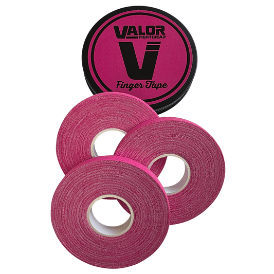 Pink BJJ Finger Tape - 3 Rolls Per Tin Valor Fightwear