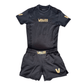 VALOR BLACK / GOLD GRAPPLING SHORTS