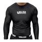 VALOR BLACK MESH LONG SLEEVE RASH GUARD