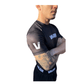 VALOR BLACK MESH SHORT SLEEVE RASH GUARD