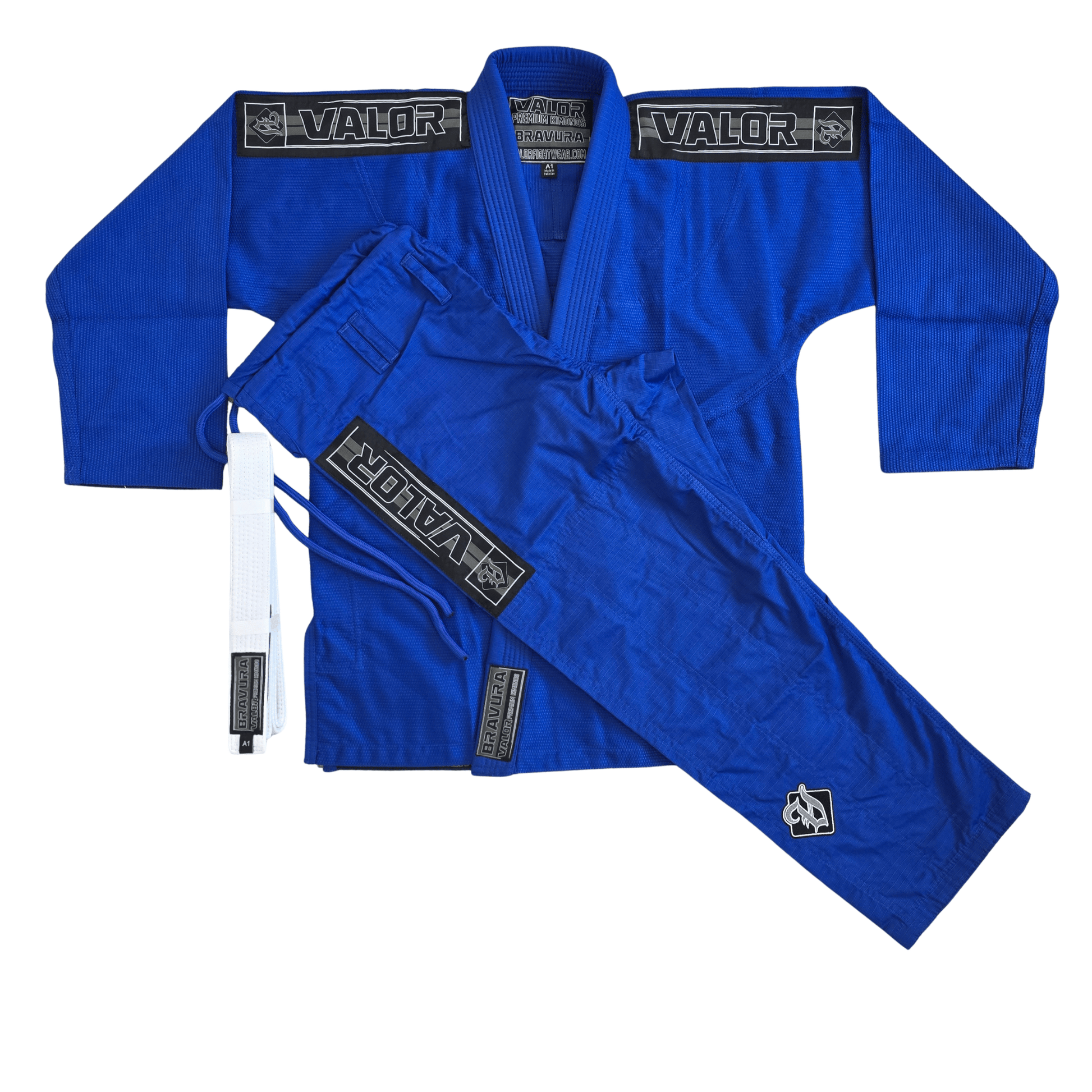Valor BJJ Beginner Bundle – Blue | Gi, Shorts & Rash Guard Valor Fightwear