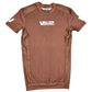 VALOR BROWN MESH SHORT SLEEVE RASH GUARD