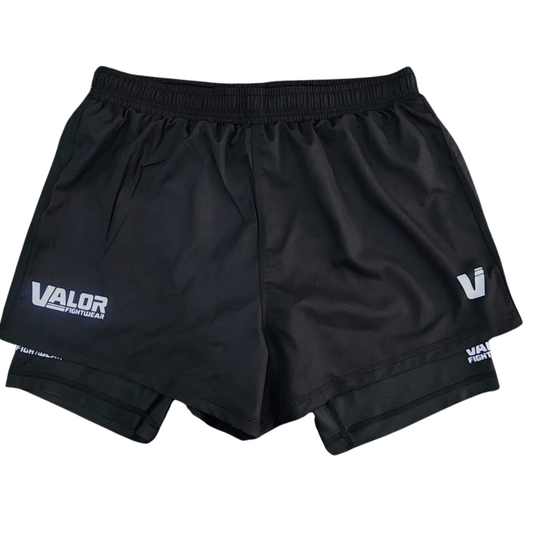 VALOR CLASSIC BOARD SHORTS WITH BLACK INNER LINER Valor Fightwear