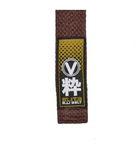 Elite BJJ Belt - Brown Belt - MMA / Jiu Jitsu Belt - Valor Fightwear Belt Valor Fightwear