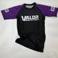 IBJJF Purple Belt Ranked No Gi BJJ/MMA Rash Guard - Purple/Black - Valor Fightwear Adult Rashguard Valor Fightwear