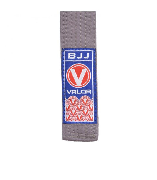 Kids IBJJF Rank Belt - Grey - BJJ Belt - Valor Fightwear Kids Belt Valor Fightwear