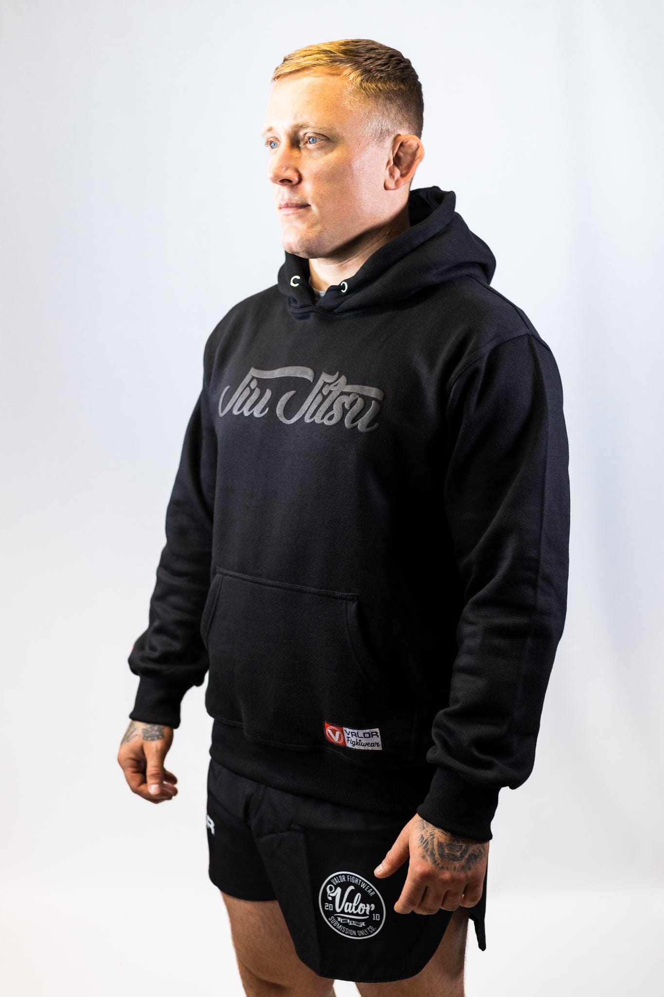 VALOR BLACK HOODIE – JIU JITSU