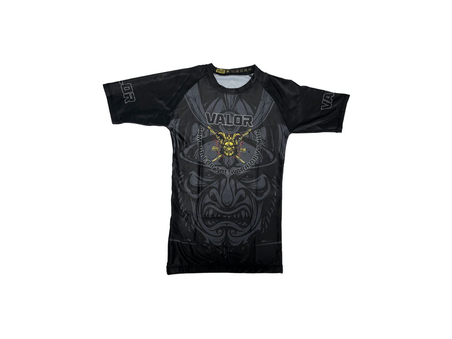 Samurai Design Warrior Within - No Gi BJJ/MMA Rash Guard - Valor Fightwear Adult Rashguard Valor Fightwear