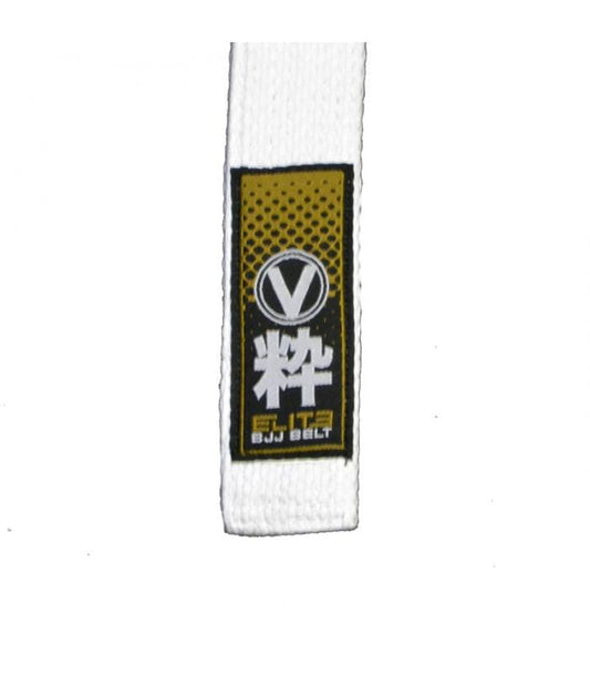 Elite BJJ Belt - White Belt - MMA / Jiu Jitsu Belt - Valor Fightwear