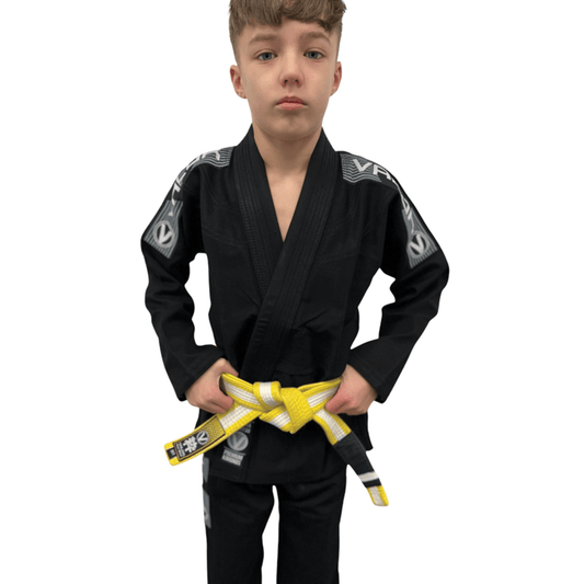 Kids Bravura BJJ GI Martial Arts Gi - Black - Valor Fightwear