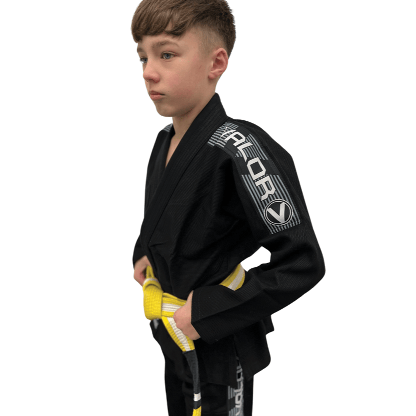 Kids Bravura BJJ GI Martial Arts Gi - Black - Valor Fightwear Kids Gi Valor Fightwear   