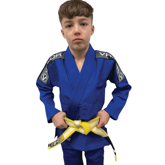 Kids Bravura BJJ GI Martial Arts Gi - Blue - Valor Fightwear Kids Gi Valor Fightwear