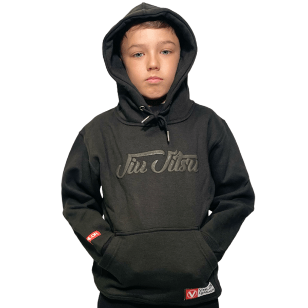 KIDS VALOR BLACK HOODIE – JIU JITSU Valor Fightwear