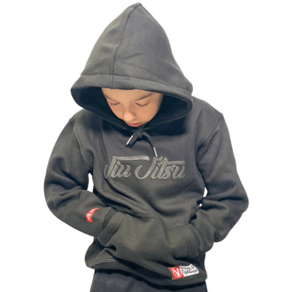 KIDS VALOR BLACK HOODIE – JIU JITSU Valor Fightwear