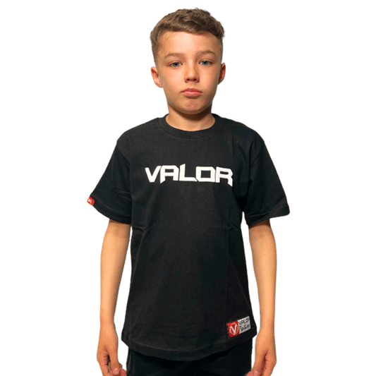 KIDS VALOR CLASSIC T-SHIRT – WHITE  Valor Fightwear   