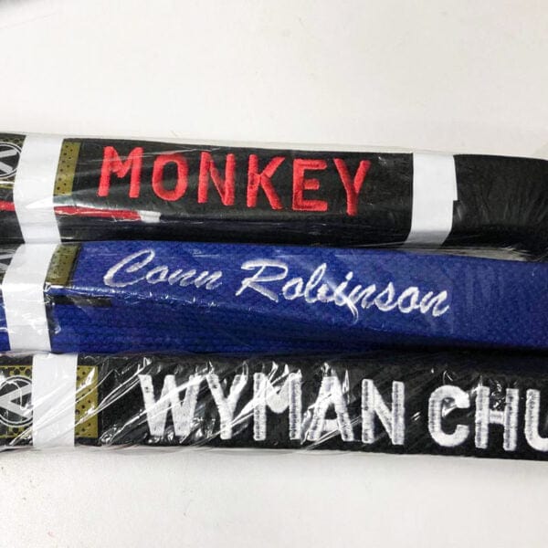 Custom Designed Embroiderered Team/Solo Competitor BJJ Belt- Valor Fightwear