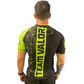 Geometric Design No Gi BJJ/MMA Rash Guard - Green/Black - Valor Fightwear