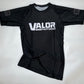 IBJJF Black Belt Ranked No Gi BJJ/MMA Rash Guard - Black - Valor Fightwear