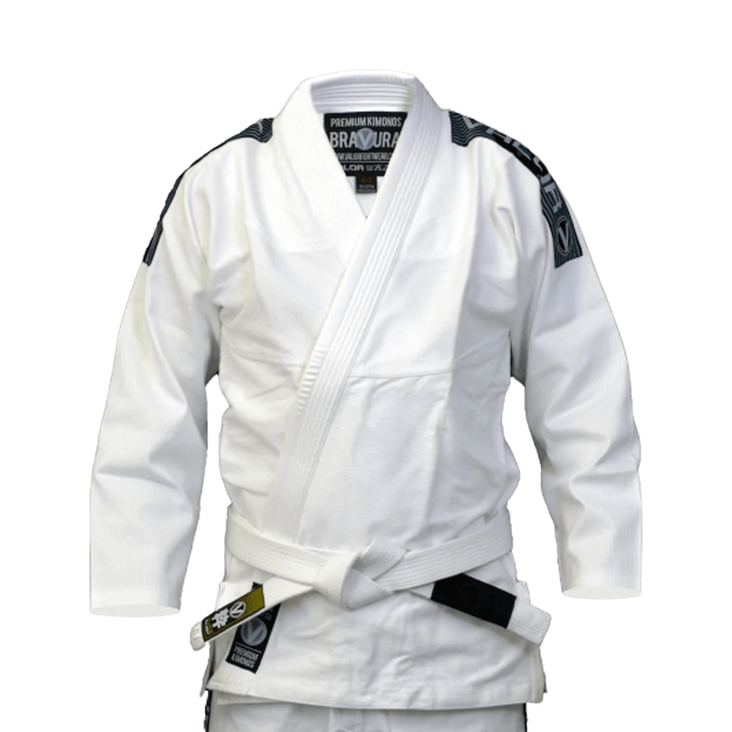 Kids Bravura BJJ GI Martial Arts Gi - White - Valor Fightwear