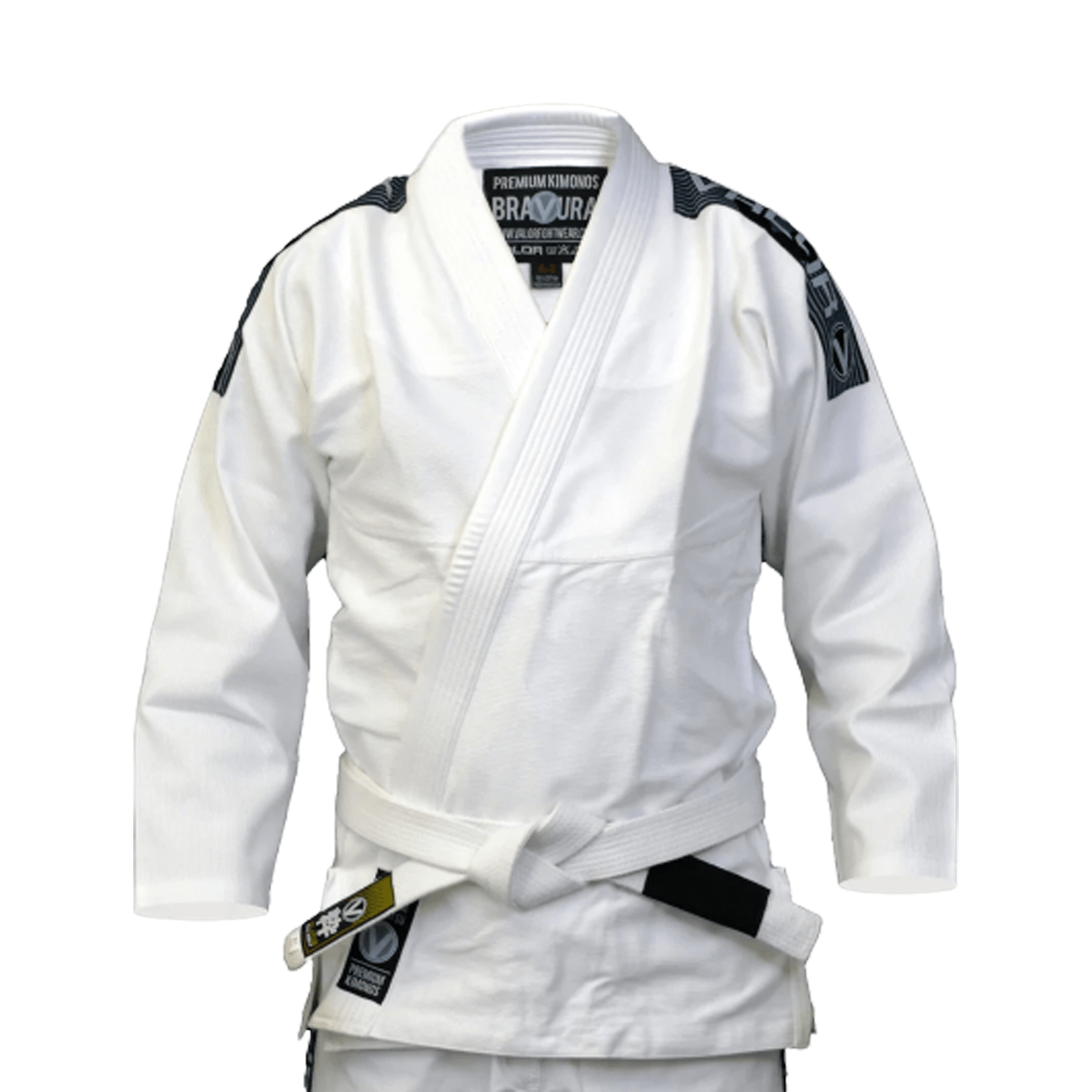 Kids Bravura BJJ GI Martial Arts Gi - White - Valor Fightwear