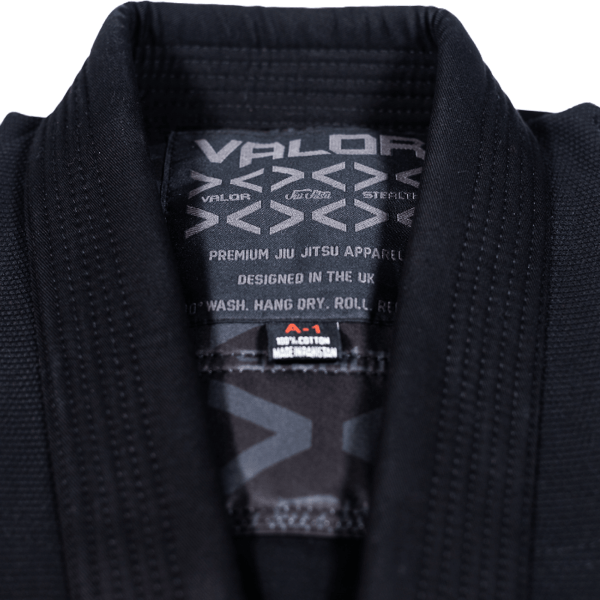 Ladies Premium Stealth BJJ Martial Arts Gi - Black - Valor Fightwear