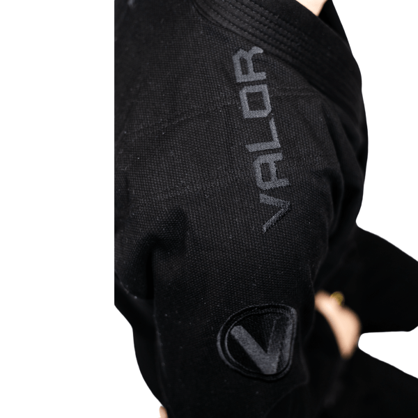 Ladies Premium Stealth BJJ Martial Arts Gi - Black - Valor Fightwear