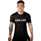 VALOR CLASSIC SHORT SLEEVE RASH GUARD BLACK