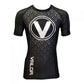 VALOR SHORT SLEEVE RASH GUARD BLACK