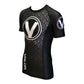 VALOR SHORT SLEEVE RASH GUARD BLACK