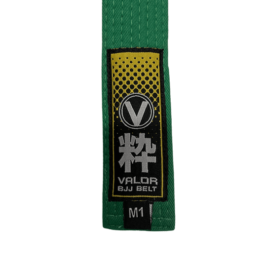 Kids IBJJF Rank Belt - Green - BJJ Belt - Valor Fightwear Kids Belt Valor Fightwear