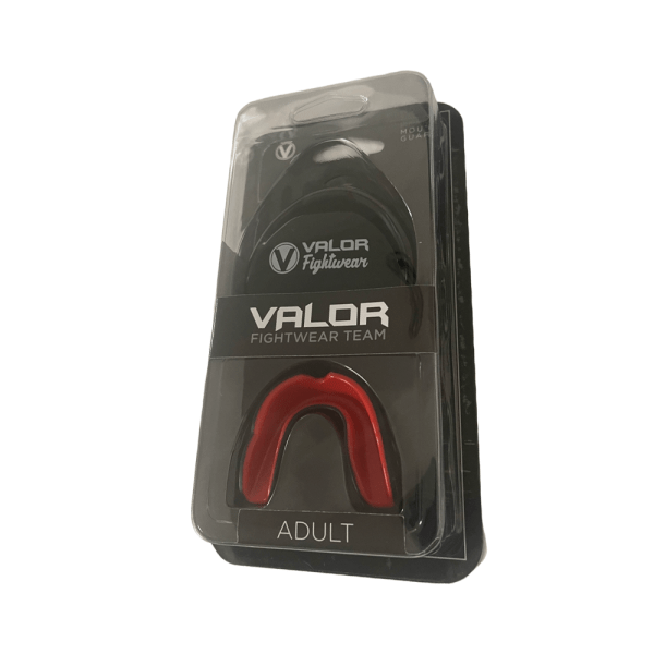 Martial Arts Mouth Guard - Black/Red - Valor Fightwear Mouth Guard Valor Fightwear   