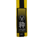 Kids IBJJF Rank Belt - Yellow with Black Stripe - BJJ Belt - Valor Fightwear