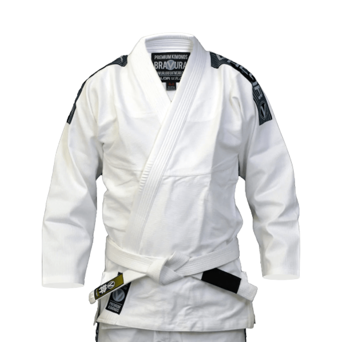 Kids Bravura BJJ GI Martial Arts Gi - White - Valor Fightwear