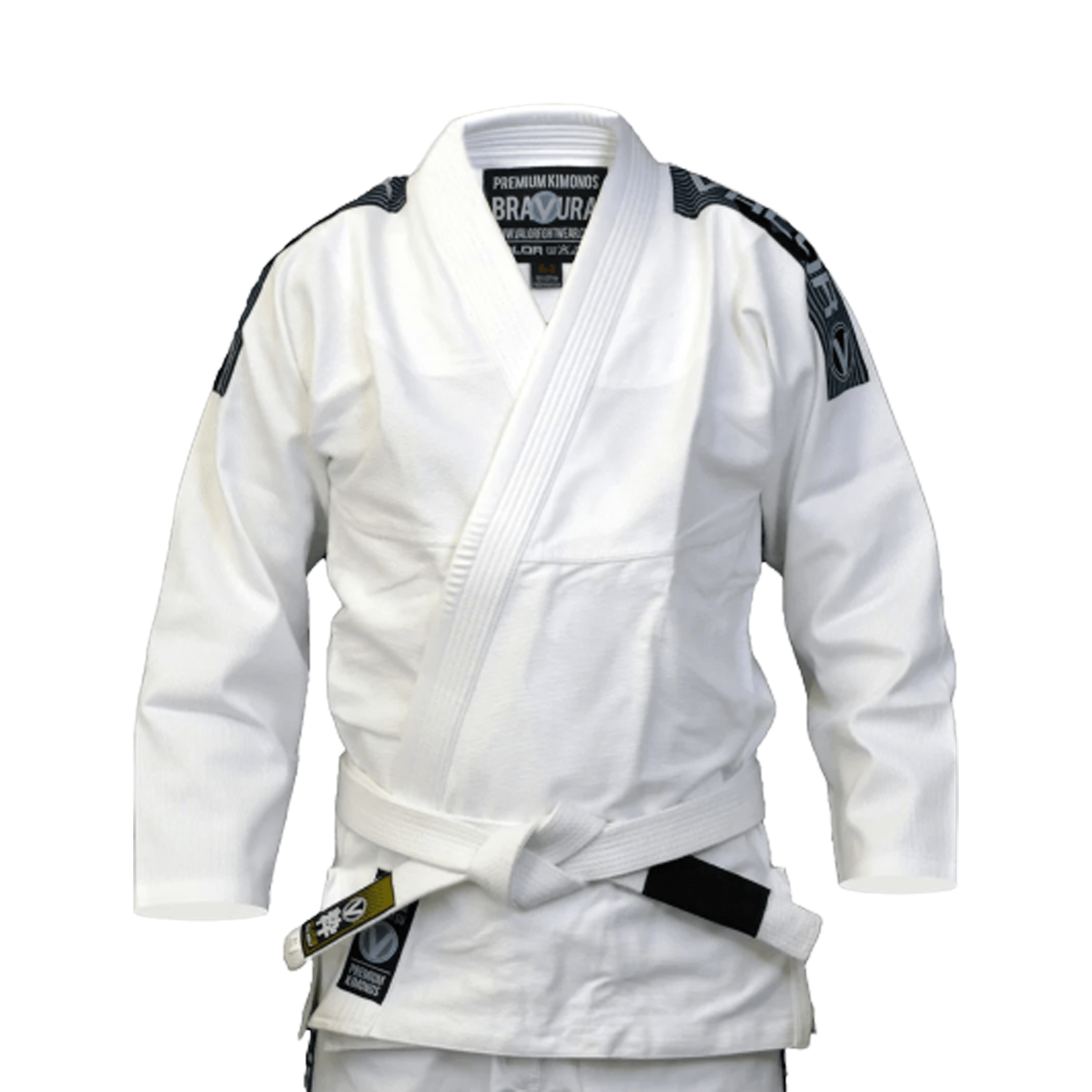 Kids Bravura BJJ GI Martial Arts Gi - White - Valor Fightwear